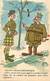 -ref-B414- Militaria - Humoristiques -  Illustrateurs - Illustrateur Ferraz -troupe Franco Britannique - Highlander- U K - Humoristiques