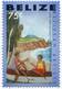 Lote Be6, Belize, 2007, Sello, Stamp, 6 V, Belizean Artists, Art, Music, Flag, Water Fall, Woman - Belize (1973-...)