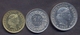 Switzerland Swiss 5 20 50 Rappen 1987 VF / XF (Set 3 Coins) - Autres & Non Classés
