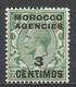 Great Britain Offices Abroad - Morocco 1917. Scott #58 (M) King George V * - Bureaux Au Maroc / Tanger (...-1958)