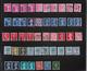 SELECTION  OF  47  PERFIN  STAMPS USED  WITH  DIFFERENT  INITIALS - Perfins