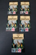 TINTIN Kuifje Hergé - Carte Postale + 5 Timbres Différents -Emission 2 - DUOSTAMPS  - TINTIN - De Zonnetempel - !!RARE!! - Andere & Zonder Classificatie