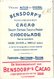 14  Chromo Litho Publiciteit Chocolat Chokolade BENSDORP, Losse Reklame Plaatjes Uit Reeksen Rond 1890 à 1900 - Cartes De Visite