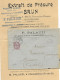 1910 - 2c BLANC SEUL Sur LETTRE PUB De CHAMALIERES (PUY DE DOME) BOITE MOBILE => DIENNE (CANTAL) - 1900-29 Blanc