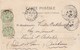 Sénégal Yvert 21 X 2 Paire Verticale Sage DAKAR 19/9/1903 Sur Carte Postale Pour Autun Saône Et Loire - Lettres & Documents