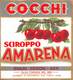 D8971 "SCIROPPO - AMARENA - COCCHI - GIULIO COCCHI - ASTI - 1930 CIRCA"  ETICHETTA ORIGINALE - Frutta E Verdura