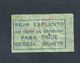 PORTUGAL TICKET DE TRANSPORT BUS OU TRAMWAY ? AVEC PUB : - Europe