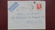 Gandon N° 729 Seul Sur Lettre Pour Le Mexique Mai 1947 Au Verso Cachet De Tacubaya - 1921-1960: Période Moderne