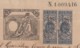 GIR-47 CUBA (LG1517) SPAIN ANT. REVENUE 1889 SEALLED PAPER + GIROS STAMPS. - Segnatasse