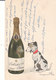 CPA ILLUSTRATEUR BENJAMIN RABIER : PUB POUR LE CHAMPAGNE DELBECK & Cie (TIMBRE BELGE) - Rabier, B.