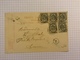 #postkaart, Liége 2e Cour Du Palais De Justice, Gelopen 1906, Zegel 5 X 1 Cent Nr. 53 - Luik