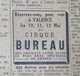 CIRQUE BUREAU- PLACARD PUBLICITAIRE SUR LES ALLOBROGES, Quotidien RHÔNE-ALPES Du 06 Mai 1946 - Publicités