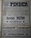 CIRQUE PINDER- PLACARD PUBLICITAIRE SUR LA RÉPUBLIQUE DES CEVENNES, Hebdo Radical Du Samedi 15 Avril 1939 - Publicités
