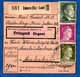 Colis Postal -  Départ Zabern ( Saverne ) -  10/3/1943 - Briefe U. Dokumente