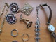 Lot De Bijoux (bagues,bouton De Manchette,broche,boucles D'oreilles Etc....) - Autres & Non Classés