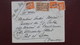 Lettre De Paris Pour Trinidad Janvier 1937 Affranchi Type Paix Et St Trophime Tarif 6,50 Fr Via New York Par Avion - 1921-1960: Période Moderne