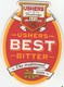 UNUSED BEERMAT - USHERS BREWERY (TROWBRIDGE, ENGLAND) - BEST BITTER - (Cat 053) - (1997) - Bierdeckel