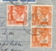 Nederlands Indië - 1949 - 7x Wilhelmina Fl 1,15 Mengfrankering Op Expresse Cover Van Palembang Naar Assen/5 / Nederland - Nederlands-Indië