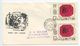 Guyana 1967 FDC Scott 26-27 World’s Rarest Stamp - British Guiana Stamp Of 1856 - Guyana (1966-...)