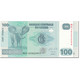 Billet, Congo Democratic Republic, 100 Francs, 2013, 2003-06-30, KM:98a, NEUF - Repubblica Del Congo (Congo-Brazzaville)