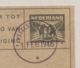 Nederland - 1946 - 1,5 Cent Verhuiskaart Met Rubber Noodstempel YSSELSTEIN Naar Amsterdam - Poststempels/ Marcofilie