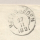 Nederlands Indië - 1891 - 10 En 12,5 Cent Willem III Op Envelop G7 - R-cover Van Weltevreden Naar DIEKIRCH / Luxembourg - Indie Olandesi