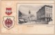 Innsbruck Austria, Burggraben Street Scene, Coat Of Arms Crest C1900s Vintage Embossed Postcard - Innsbruck