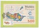 Portugal - Madeira 1980 FDC Maxicard Scott 70 Produce Map - Madeira