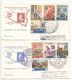 San Marino 1959 2 FDCs Scott 439-445, C110 Centenary Of Stamps Of Sicily - FDC