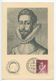 Spain 1954 Marinol Pharmaceutical Advertising Postcard Of Felix Lope De Vega, Sc. 773 - Lettres & Documents