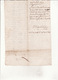 14 Avril 1698 Procés Verbal De Bornage Du Quart De Reserve Du Bois De Samouillan Avec Plan Geometrique ( 4 Scans ) - Cachets Généralité