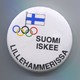 OLYMPIC OLYMPIADE - Finland Suomi Committee, Pin, Badge, Abzeichen, Brooch, D 60 Mm - Apparel, Souvenirs & Other
