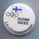 OLYMPIC OLYMPIADE - Finland Suomi Committee, Pin, Badge, Abzeichen, Brooch, D 60 Mm - Bekleidung, Souvenirs Und Sonstige