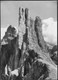 DOLOMITI - CATINACCIO - TORRI DEL VAJOLET - TIMBRO RIFUGIO PASSO SANTNER - FOTO GHEDINA - VIAGGIATA 1963 - Alpinisme