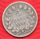 Pièce En Argent De 5 Francs LOUIS PHILIPPE 1833 - 24.61 Grammes - Tranche DIEU PROTEGE LA FRANCE - Autres & Non Classés