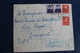 1942        LETTRE  POUR  DINARD  EN  FRANCE   AVEC  CACHET  DE  CENSURE  MILITAIRE ROUMAIN  ET  ALLEMAND    2  PHOTOS - Poststempel (Marcophilie)