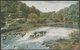 The Weir, Near Hardcastle Crags, Yorkshire, 1913 - Lancashire & Yorkshire Railway Postcard - Other & Unclassified