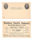 UX18 Ad SS Creole Steamship Intial Trip July 13 1907 Southern Pacific Company Postal Card - Postal History