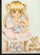K. Sweden Child Girl With Baby Doll Toys Teddy Bear Illustration Posted In 2005 Sverige - Other & Unclassified
