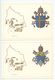 Delcampe - Vatican 1979 6 Mint Postal Cards Popes & City Map 1929-1979 - Postal Stationeries