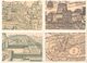 Vatican 1982 4 Mint 200l Postal Cards 15th-17th Century City Illustrations - Postal Stationeries