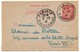 Delcampe - Petit Lot - 6 Cartes-lettres Ayant Servi, Même Archive, 1F Iris Rouge, 1F Pétain, 2F Chaplain Dont Cachet Rect Rec - Lots Et Collections : Entiers Et PAP