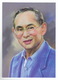 Delcampe - Thailand 2017, Portraits Of King Bhumibol Adulyadej, Set Of 9 Postcards. - Thaïland