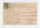 Sur Carte Postale Type Blanc 5 C. Vert CAD Cherbourg 1907. (1002t) - 1877-1920: Période Semi Moderne