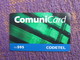 Comuni Card Prepaid Phonecard,RD$95, Used - Dominicana