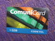 Comuni Card Prepaid Phonecard,RD$250, Used With Tiny Bend And Scratch - Dominicana