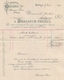 1907: Facture De ## BRASSEUR Frères, ANVERS ## à ## Mr. DUBOIS, Brasseur, AUDEGEM ## - Levensmiddelen