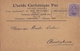 1924: Carte Postale De ## L'ACIDE CARBONIQUE PUR S.A., Rue Heyvaert, 47, BXL. ##  à ## Mr. Hector DUBOIS, Brasseur, ... - Food