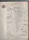 Acte Notarial Notaire Brécheux à Paris Quittance D'ordre Par Créanciers De Mr Sausset à Burgé 56 Pages + Couverture 1900 - Manoscritti