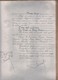 Acte Notarial Notaire Brécheux à Paris Quittance D'ordre Par Créanciers De Mr Sausset à Burgé 56 Pages + Couverture 1900 - Manoscritti